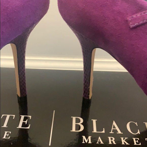 Purple Suede MaryJane Heel - Picture 2 of 10
